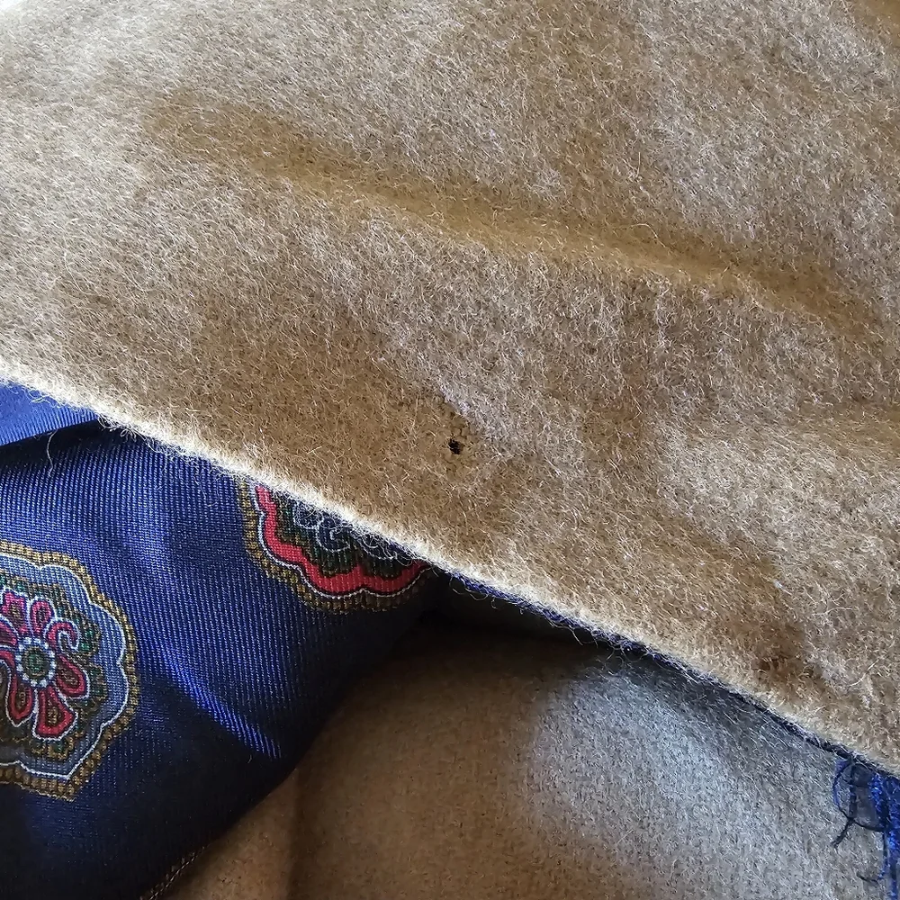Christian‎ Dior vintage floral print wool and silk scarf